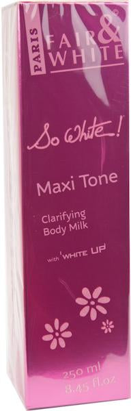So White! F&W Maxi Tone Lotion 250 ml