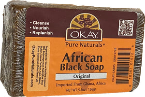 African Black Soap - OKAY Pure Naturals African Black Soap 156 g