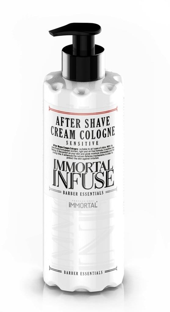 IMMORTAL INFUSE After Shave Cream Cologne Sensitive 400ml
