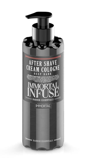 Immortal Infuse After Shave Cream Cologne Deep Dark 400ml