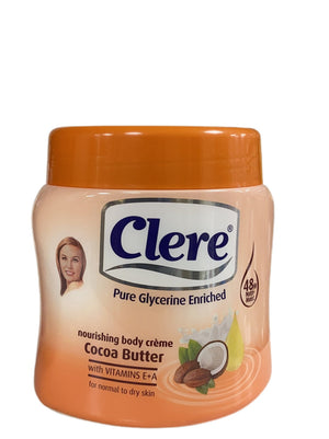 Clere Cocoa Butter Body Cream 500 ml