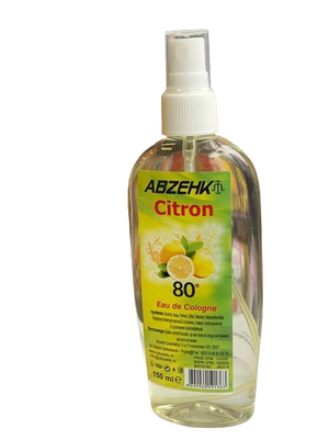 ABZEHK Eau de Cologne Citron 150 ml - Africa Products Shop