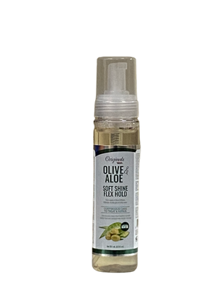 Africa's Best Organics Olive Oil & Aloe Soft Shine Flex Hold 251 ml - Africa Products Shop