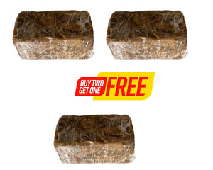 African Black Soap Ghana 2 Stuks 175 ml + One free - Africa Products Shop