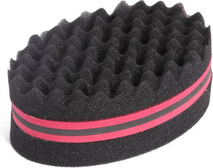 Black Ice Magic Twist Hair Brush Dreads Sponge Two side - Africa Products Shop