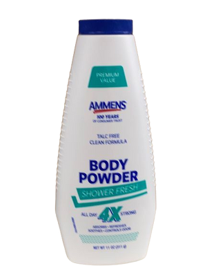 Ammens Body Powder Shower Fresh 4 X Strong 311 g - Africa Products Shop