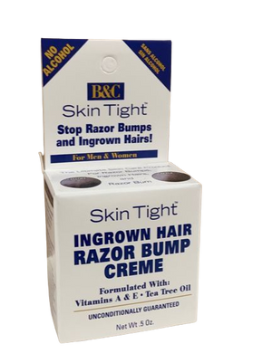 B&C Skin Tight Ingrown Hair Razor Bump Creme 5 oz - Africa Products Shop