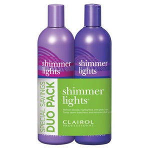 Clairol Shimmer Lights Shampo+Conditioner Duo Pack 16oz - Africa Products Shop