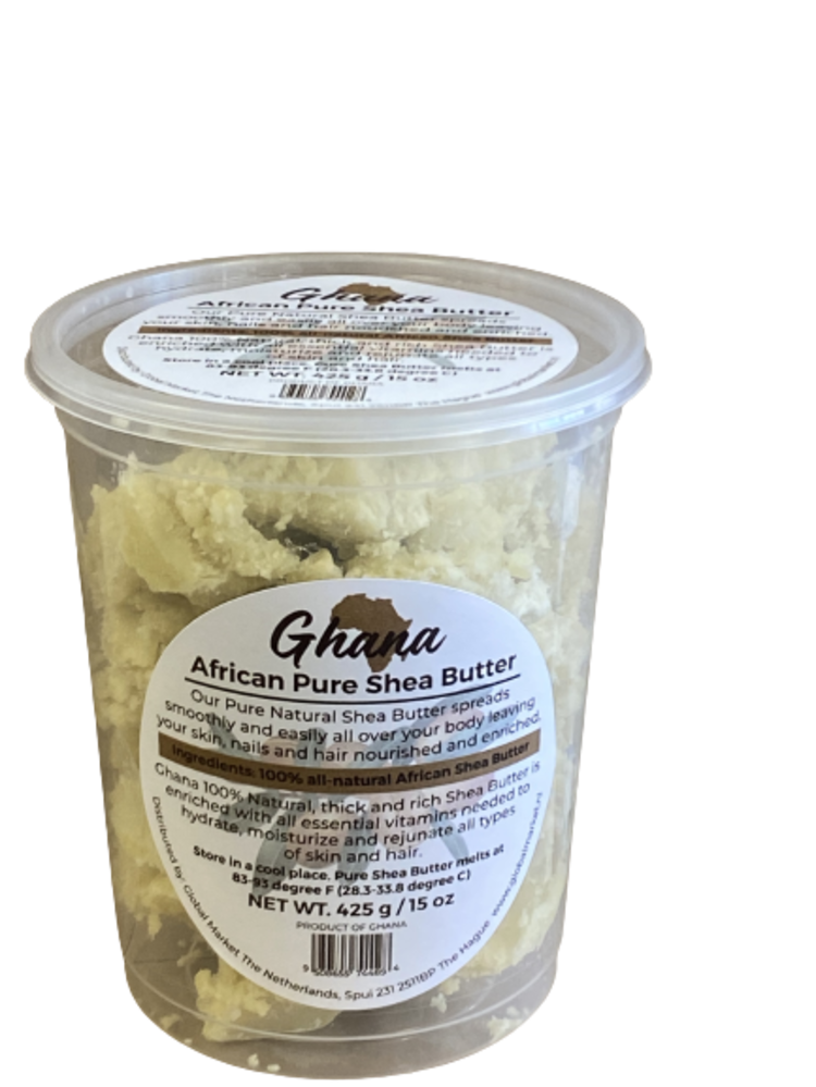 Ghana African Natural Pure Shea Butter 425 g - Africa Products Shop
