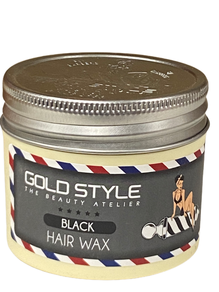 Gold Style Black Hair Wax 125 ml