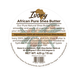 Ivory Pure Shea Butter 425g - Africa Products Shop