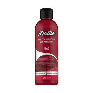 Mattie Direct Coloring Cream Semi-Permanent  Red 210 ml - Africa Products Shop