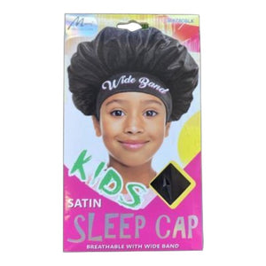 Murry Wide Band Kids Satin Sleep Cap M4780BLK - Africa Products Shop