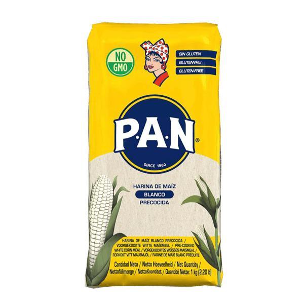 Pan Harina  White Maize Flour Blanco 1 kg