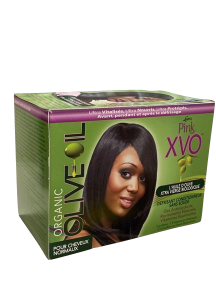 Pink Organic Olive Oil XVO Relaxer Kit Regular