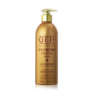 QEI PLUS EXTREME SHINE GOLD BODY LIGHTENING MILK 500 ML - Africa Products Shop
