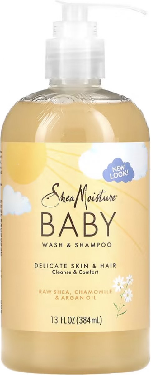 Shea Moistue Baby Wash and Shampoo 384 ml