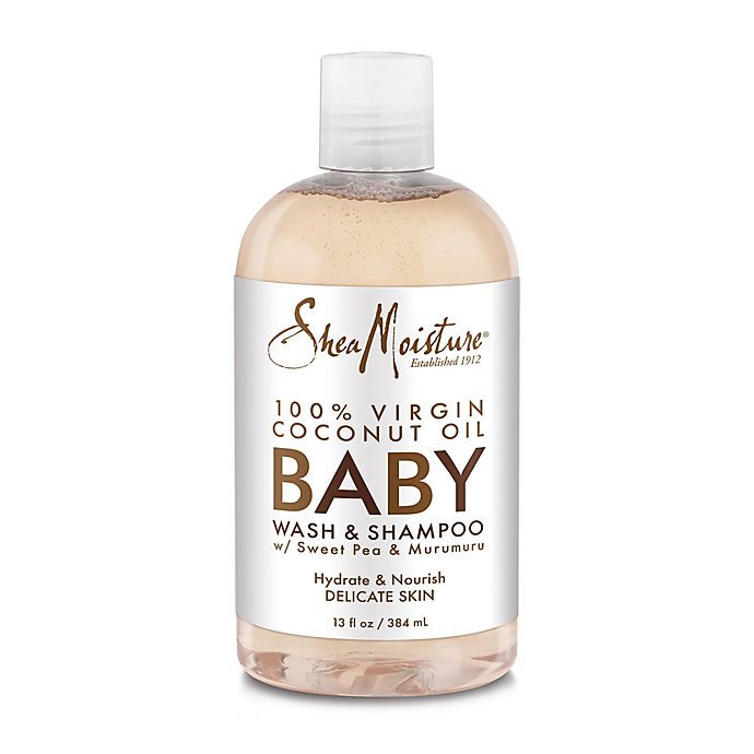 Shea Moisture 100% Virgind Coconut Oil Baby Wash Shampoo 384 ml