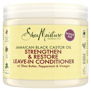 Shea Moisture Jamaican Black Castor Oil Strengthen and Restore Leave-in Conditioner 431 g - Africa Products Shop