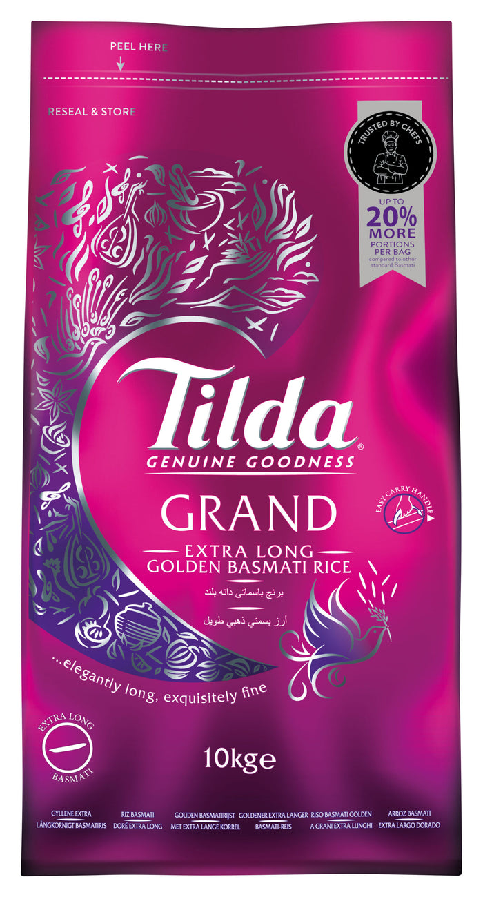 Tilda Grand Extra Long Grain Basmati Rice 10 kg