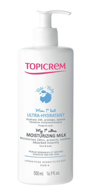 Topicrem Baby Moisturizing Milk 500 ml - Africa Products Shop