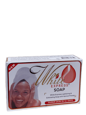 White Express Express Lightening Exfolianting Apricot Powder Soap  200 g - Africa Products Shop