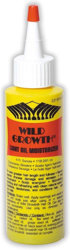 Wild Growth Light Oil Moisturizer 118 ml