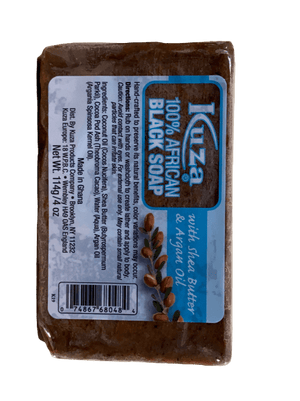 African Black Soap - Kuza African Black Soap Shea Butter Argan Oil 114 g - Africa Products Shop